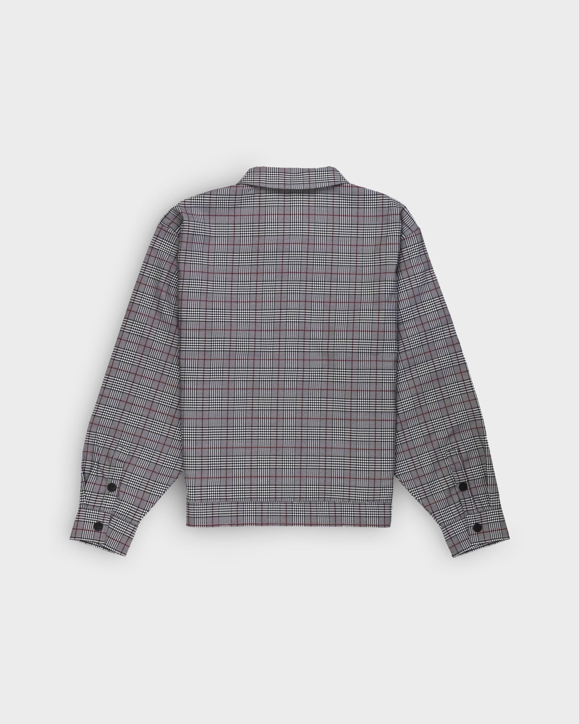 Plaid Button Up Shirt Jacket - Bear Degidio Edition - Image 2