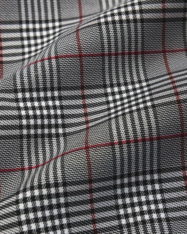 Plaid Button Up Shirt Jacket - Bear Degidio Edition - Image 4