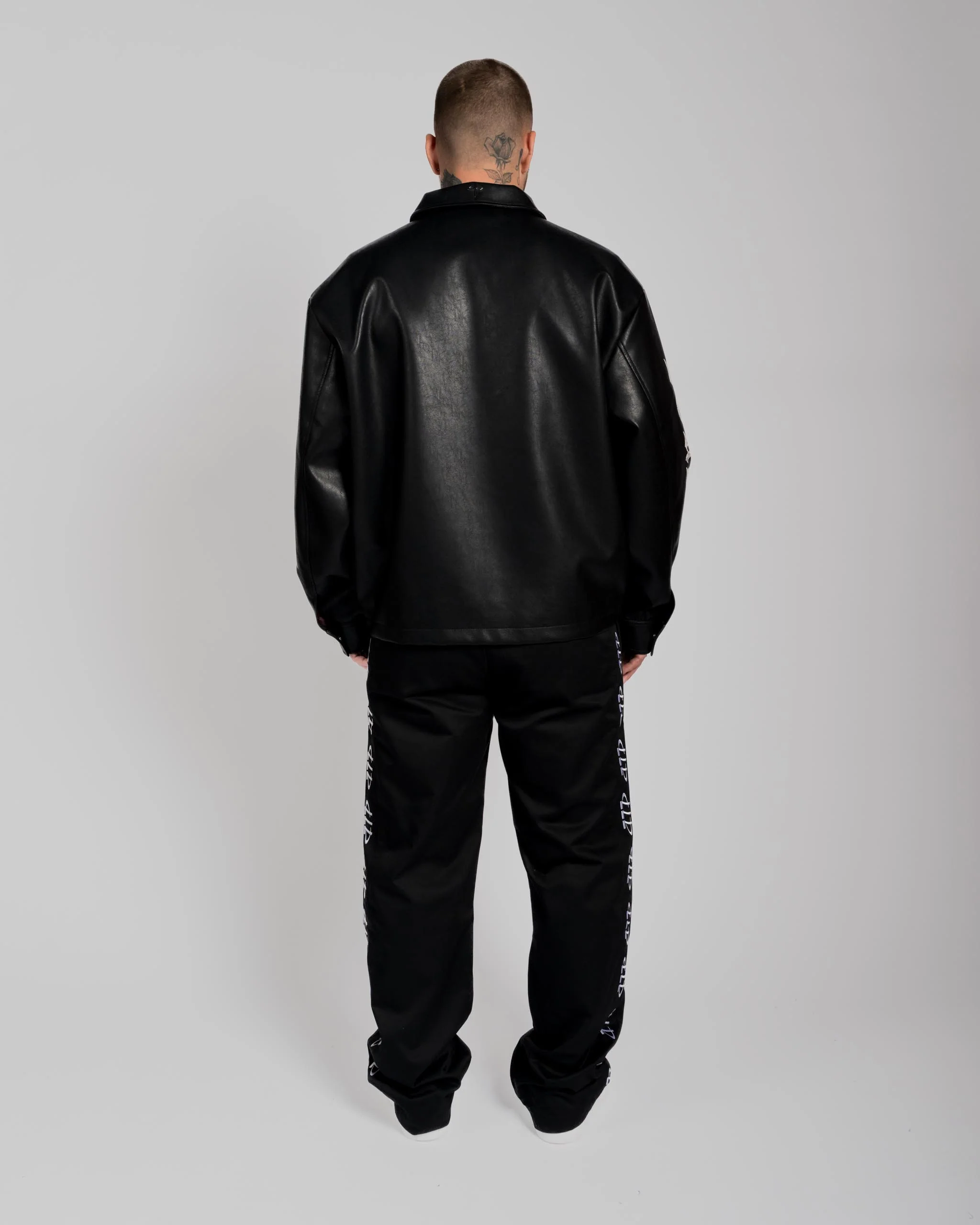 Santo Studio Vegan Leather Jacket - Image 12