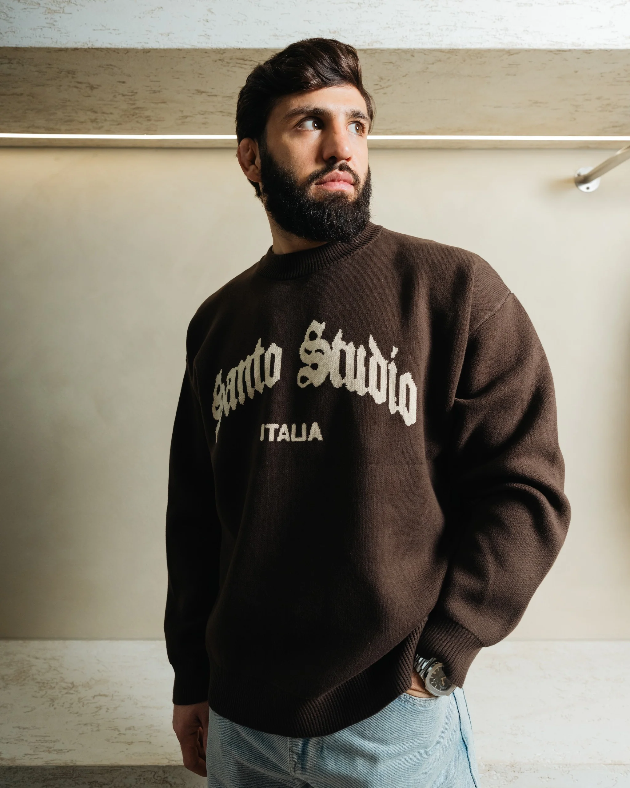 Santo University Knit Sweater - Image 6